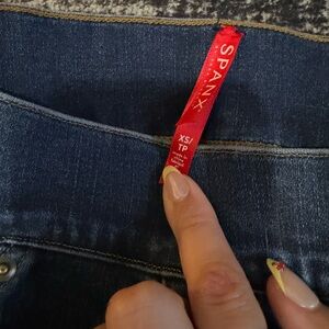 SPANX Dark Blue Denim-Look Jeggings